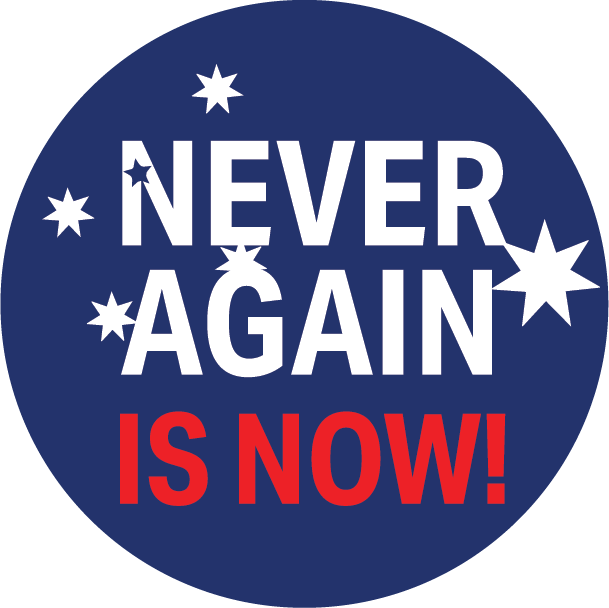 Never Again Logo WEBSITE CIRCLE